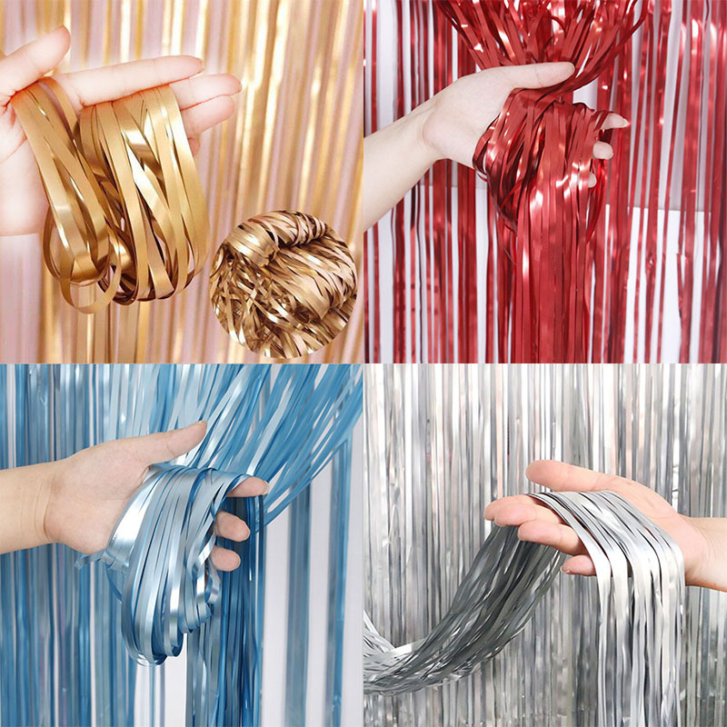 Tassel Fringe Trim - 1 가방 2 미터 배경 호일